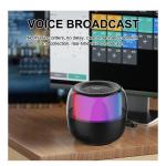 Zealot S32 Portable Wireless Bluetooth Speaker – 5W Subwoofer with Alloy Diaphragm, 2000mAh Battery, Black
