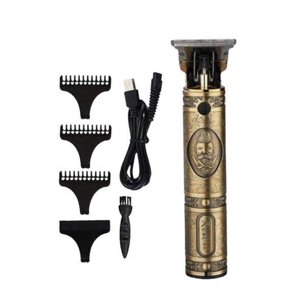 Vintage T9 Rechargeable Hair Clippers – Professional Cordless Trimmer for Men