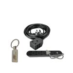 10 m Heavy-Duty Extension Cord with 5-Way Multiplug & TIT Keychain – Value Tree Power Lead