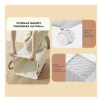 Foldable Rolling Laundry Basket – Ventilated, Space-Saving Clothes Storage Hamper with Wheels